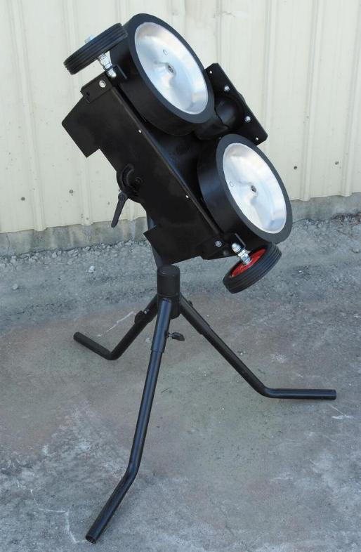 double wheel baseball pitching machine Yuan Chi Sports Enterprise Co